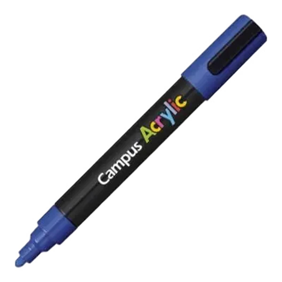 Marcador Acrilíco Acrylic 2,0 MM Azul Campus Azul-1