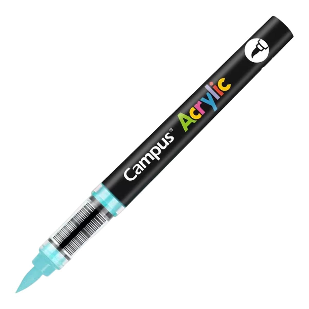 Caneta Acrílica com Ponta de Pincel Campus Acrylic Azul Claro Azul-claro-1
