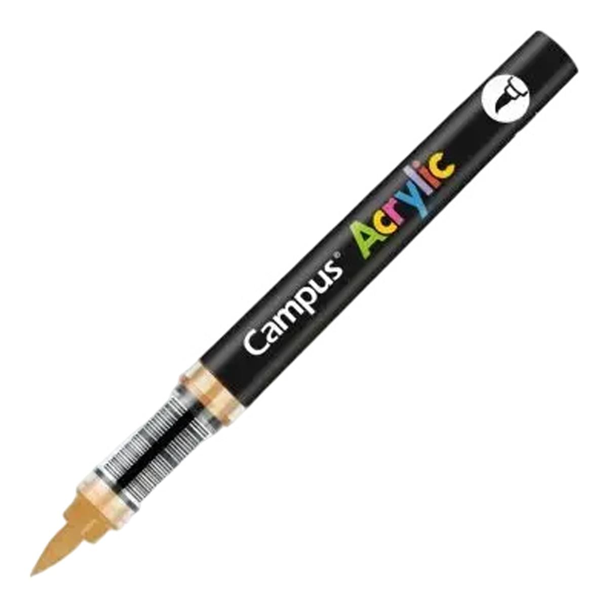 Imagem 0 de Marcador Acrílico Campus com Ponta de Pincel Ocre Médio
