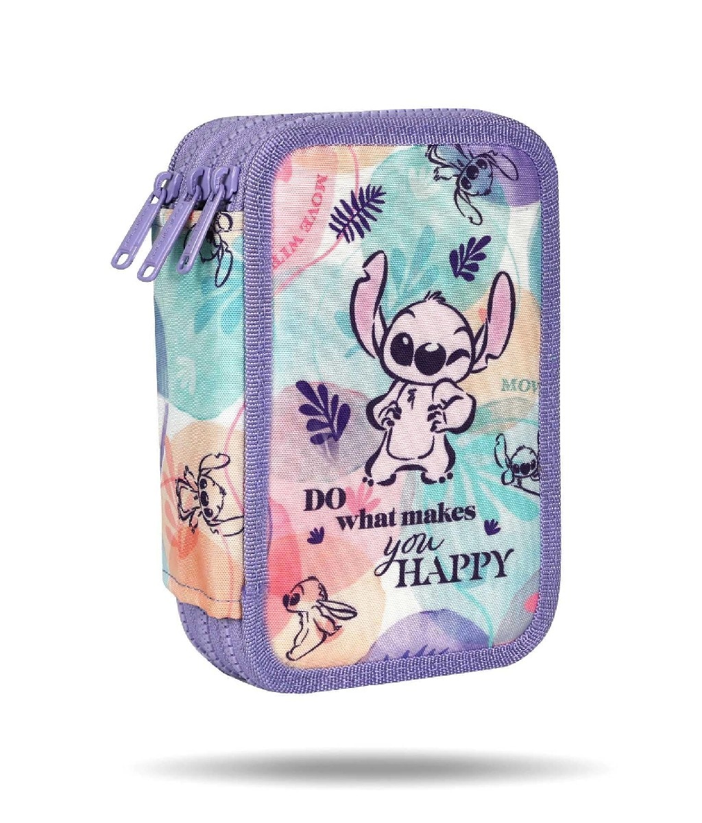 Estojo para lápis com conteúdo JUMPER 3 Stitch Pastel Coolpack Multicolor-1