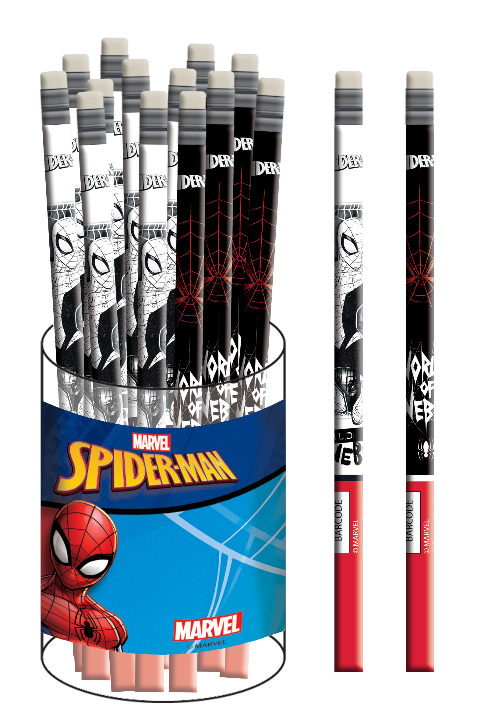 Lápis Escrita com Topper de Borracha 18 cm 1