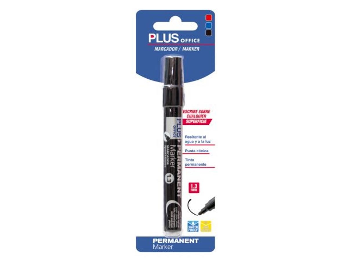 Marcador Permanente Preto 1