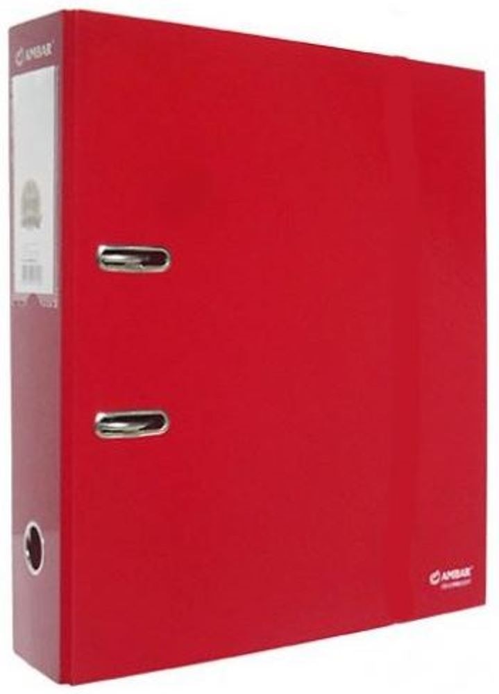 Pasta Arquivo Liso AMBAR L/L DIN Vermelho 1