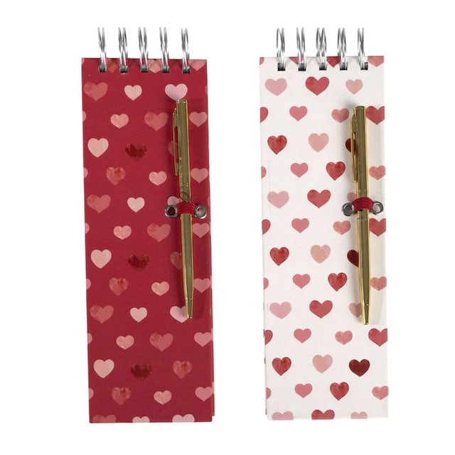 Imagem 0 de Bloco de Notas + Esferográfica D'Casa Love Artigo Sortido,Envio Aleatório.