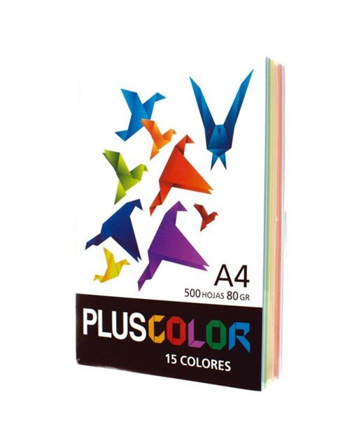 Makro Paper Papel de Cor Plus A4 80gr 500 Fls 15 Cores 1