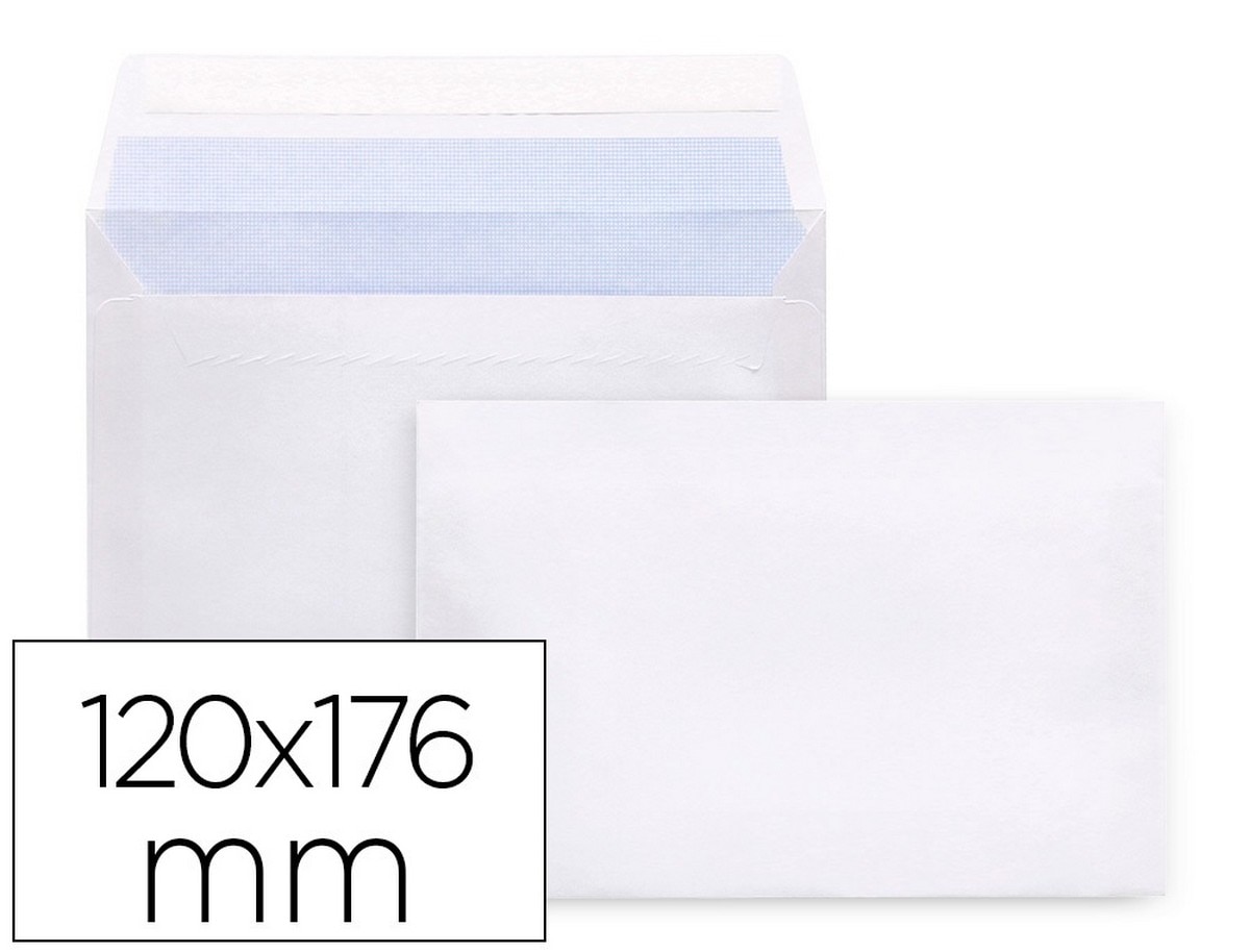 Imagem 0 de Envelope Branco Tira de Silicone 120X176mm 25un
