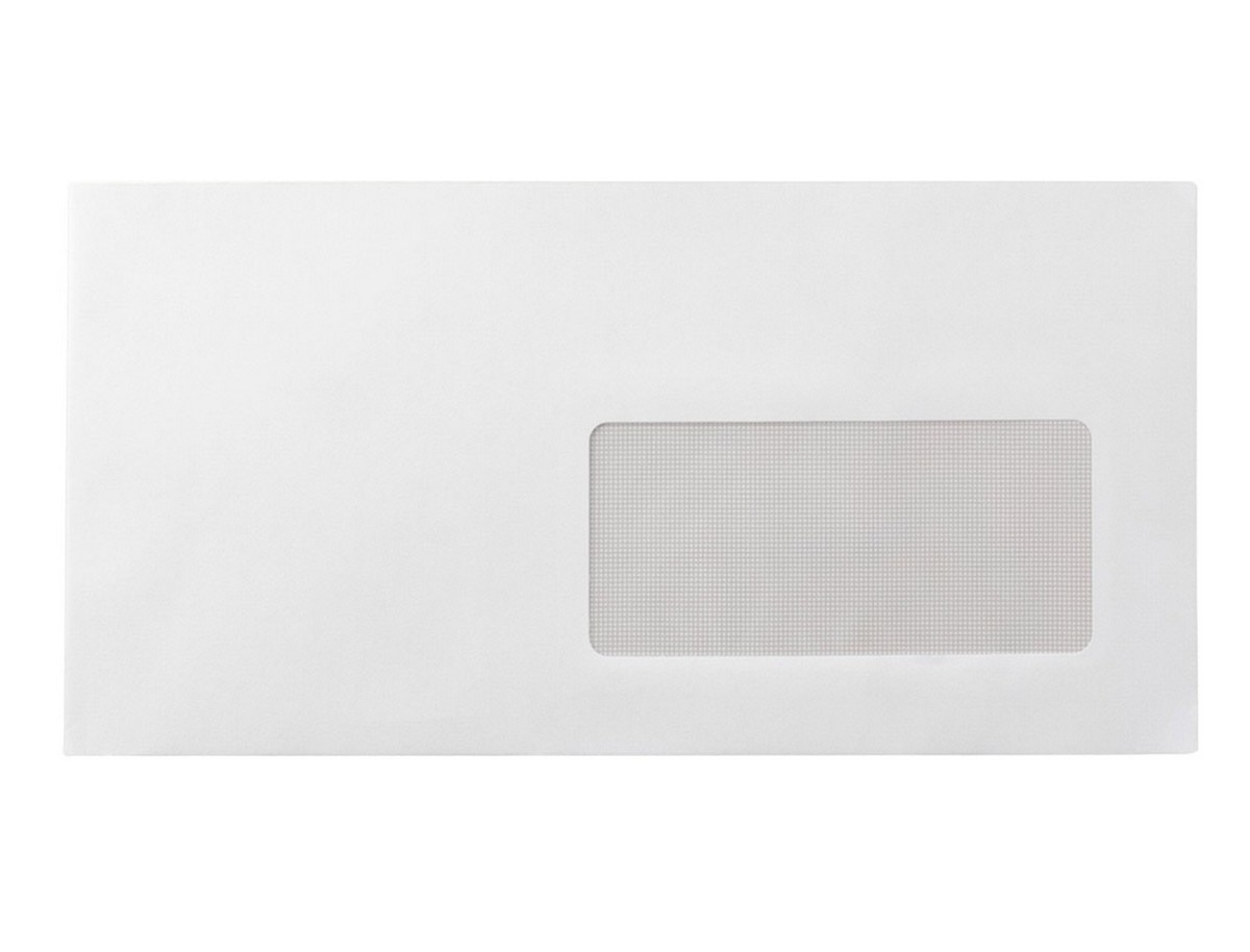 Imagem 0 de Envelope Branco Tira de Silicone e Janela 110X220mm 25un