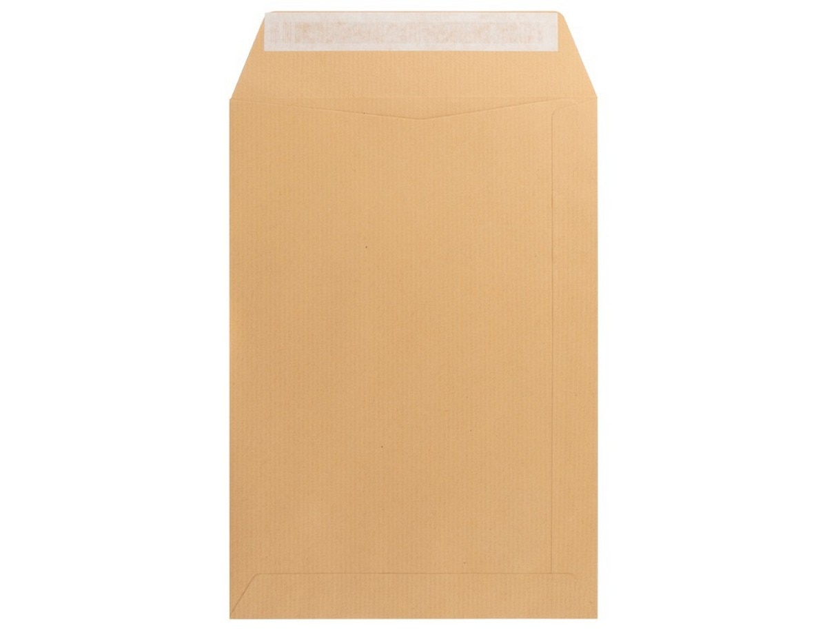 Imagem 0 de Envelope Kraft C4 Bolsa Din A4 Tira de Silicone 229X324mm 25un