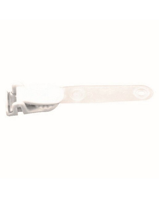 Imagem 0 de Pinça Porta-Cartão Plástico Branco