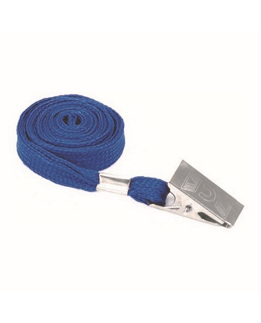 Cordão com Pinça Porta-Cartão Azul 1