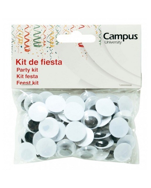 Imagem 0 de Kit de Manualidades 60 Olhos 15mm
