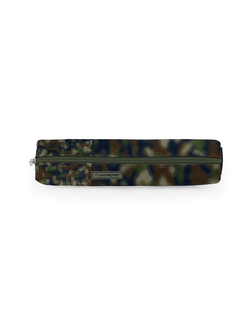 Estojo Camouflage Retangular Pequeno C/ Elástico 1