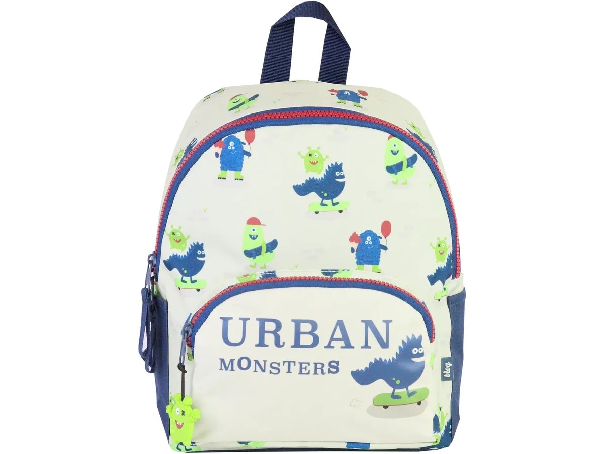 Imagem 0 de Mochila pequena Ancor 23x30x12cm B'LOG PLAY ME, Monstro