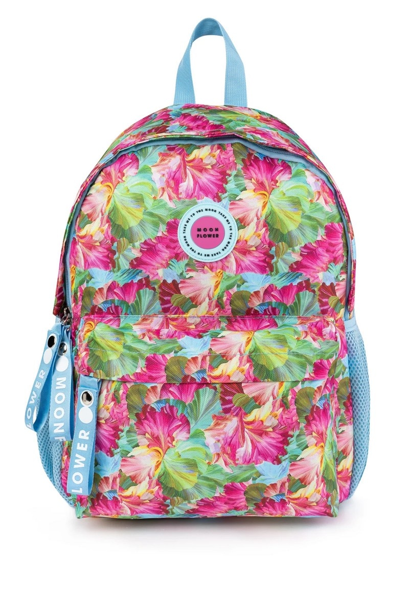 Imagem 0 de Mochila Tropical Flowers Teen Moonflower Ambar