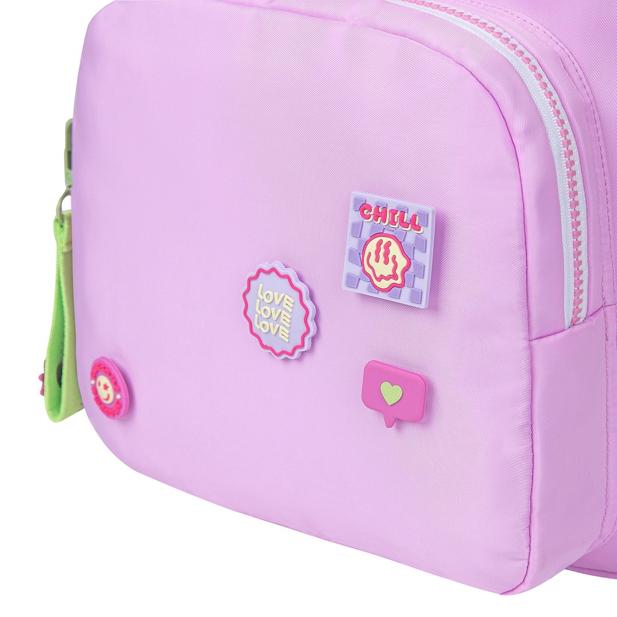Mochila escolar Stay groovy smile more 2
