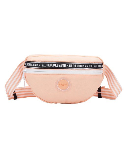 Bolsa de cintura Mayfair Pêssego 25x16x4 cm 1