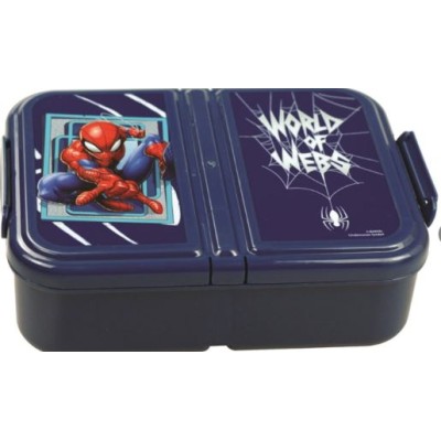 Imagem 0 de Lancheira com 3 compartimentos do Homem-Aranha
