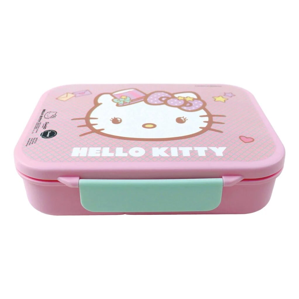 Imagem 0 de Lancheira com 3 compartimentos, 1000 ml HELLO KITTY