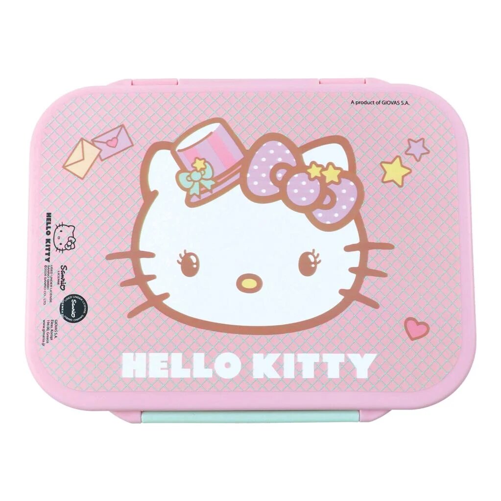 Lancheira com 3 compartimentos, 1000 ml HELLO KITTY 2