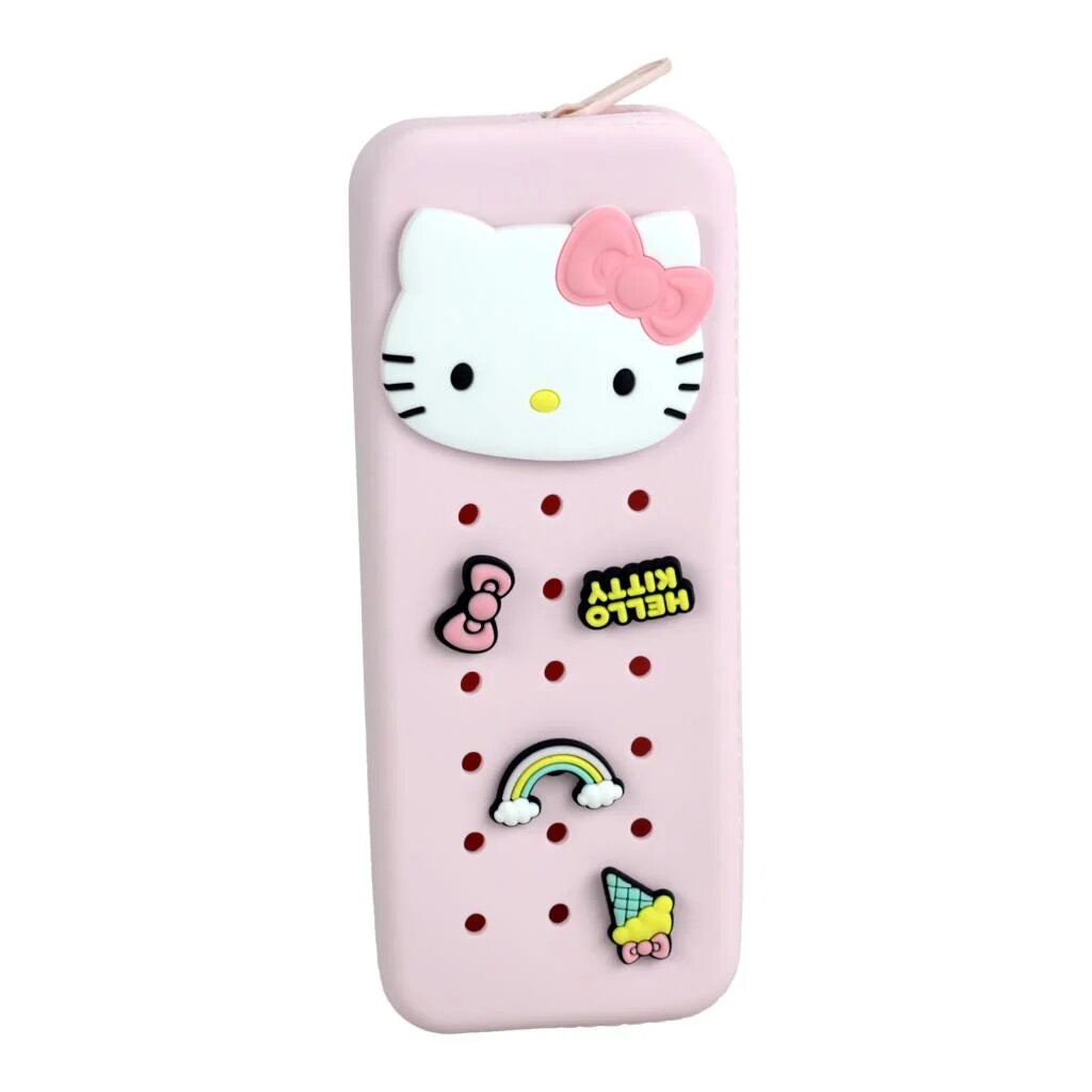 Estojo de Silicone com Pins HELLO KITTY 2