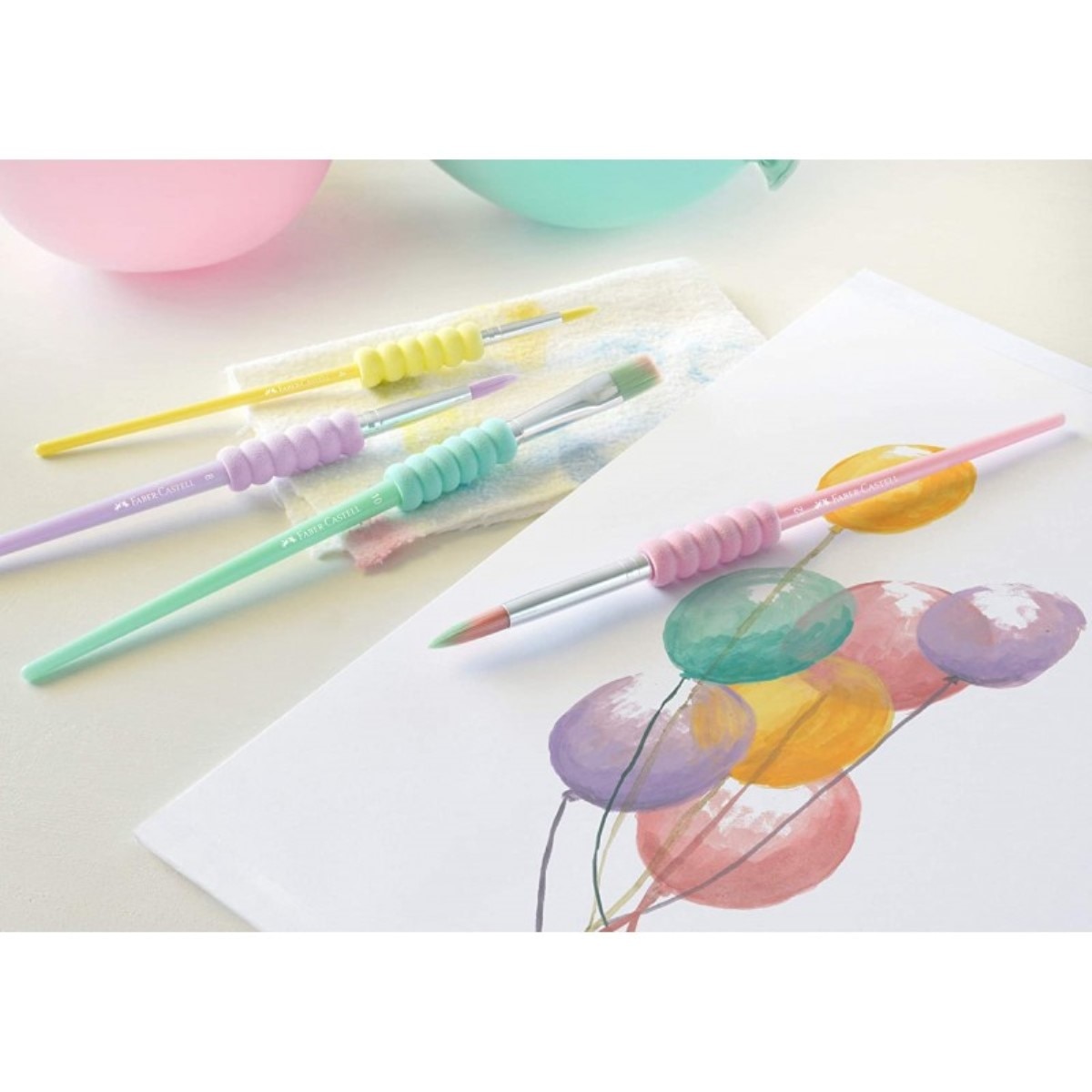 Faber Castell 4 Pinceis Suaves 2