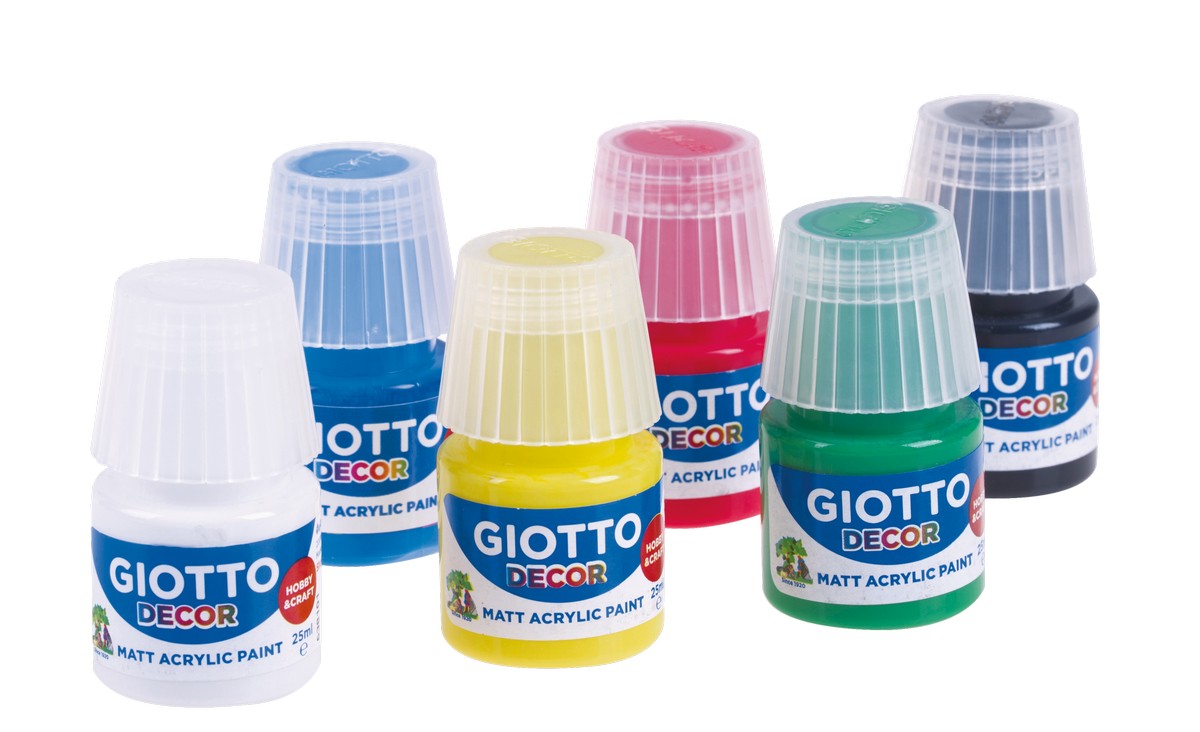 Caixa de guaches de 6 cores 25 ml 2