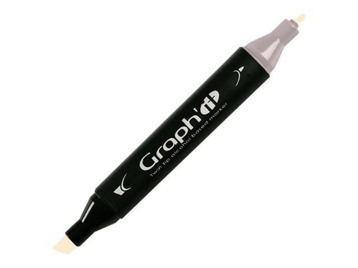 Marcador de Duas Pontas Nº 1210 Cream GRAPH'IT 1