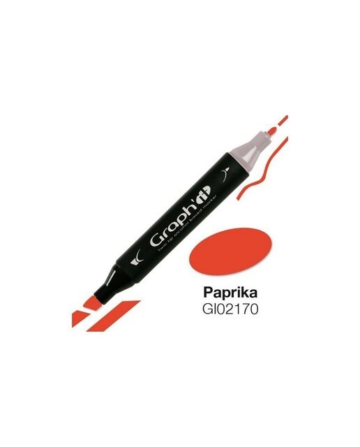 Imagem 0 de Marcador Graph'it de Duas Pontas - Paprika