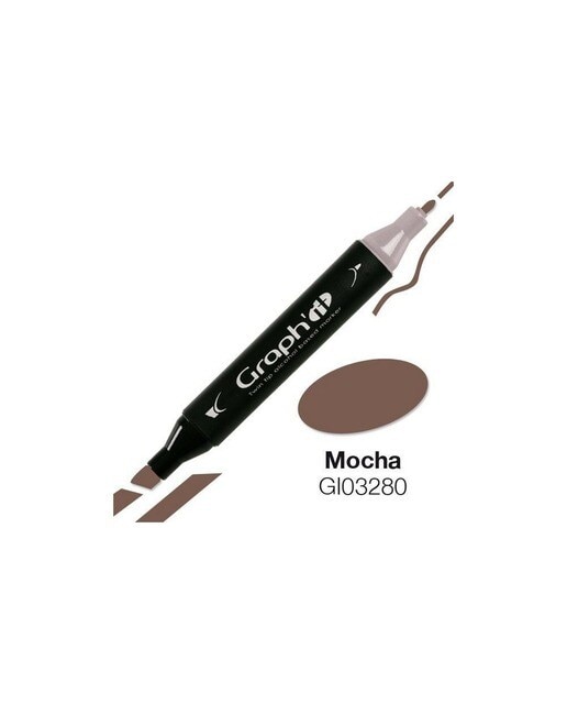 Imagem 0 de Marcador GRAPH'IT de Ponta Dupla Mocha GRAPH'IT