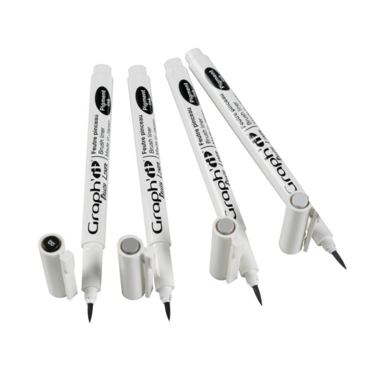 Pack de 4 Brush Liners em Tons Cinzentos GRAPH'IT 2