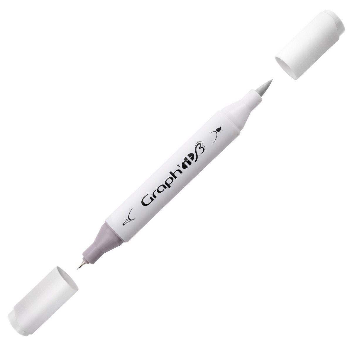 Marcador de Duas Pontas Brush Marker Nº8950 Neutral Grey 0 GRAPH'IT 1