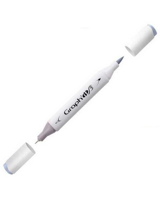 Marcador de Duas Pontas Brush Marker Nº 9104 GRAPH'IT 1