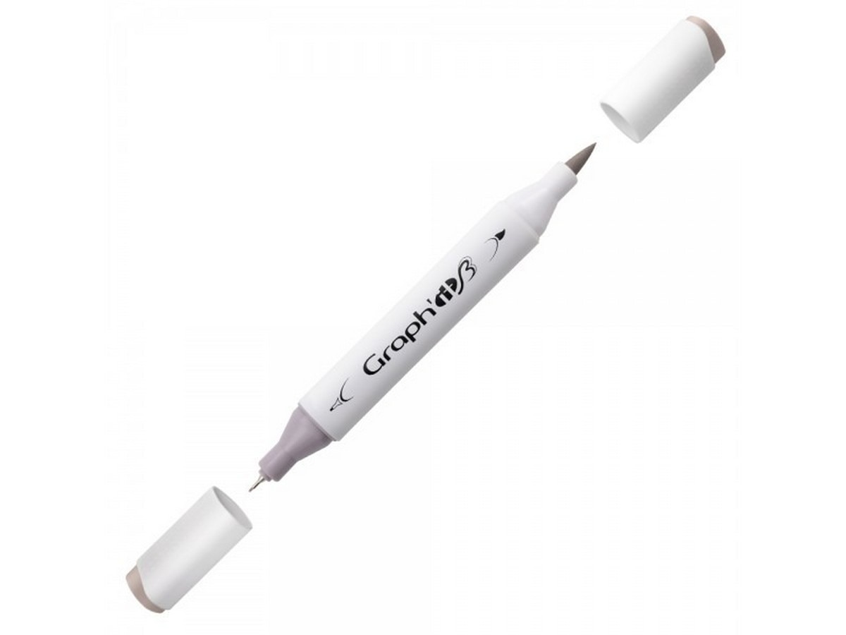Marcador de Duas Pontas Brush Marker Nº9405 GRAPH'IT 1