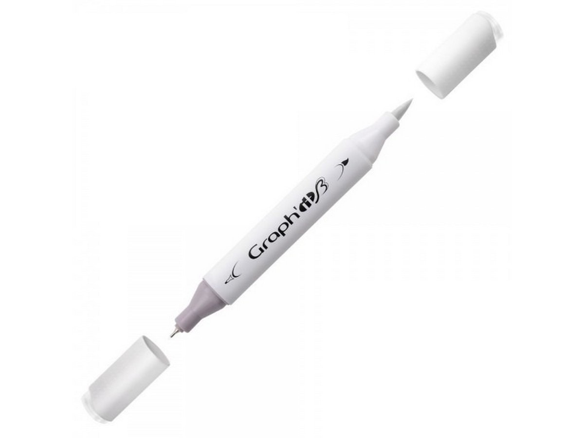 Marcador de Duas Pontas Brush Marker Nº 0000 GRAPH'IT 1