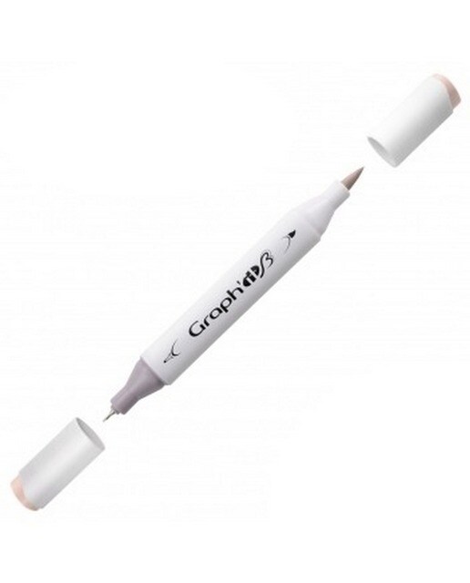 Marcador de Duas Pontas Brush Marker Nº4150 Nude GRAPH'IT 1