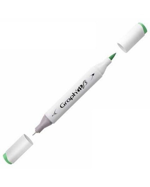 Marcador de Duas Pontas Brush Marker Nº 8150 GRAPH'IT 1