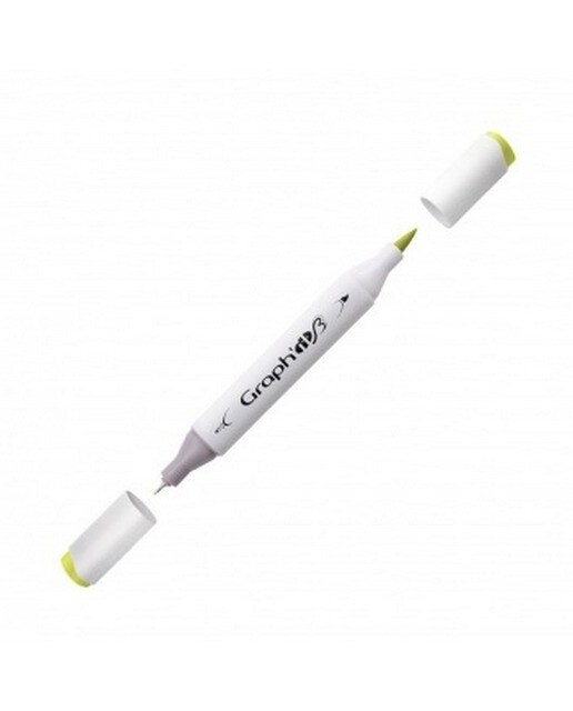 Marcador de Duas Pontas Brush Marker Nº8250 Anise GRAPH'IT 1