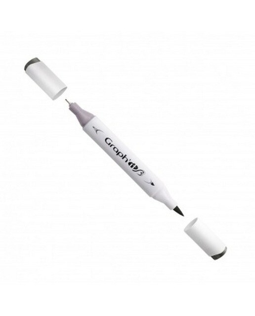 Imagem 0 de Marcador de Duas Pontas Brush Nº9905 - Special Black GRAPH'IT