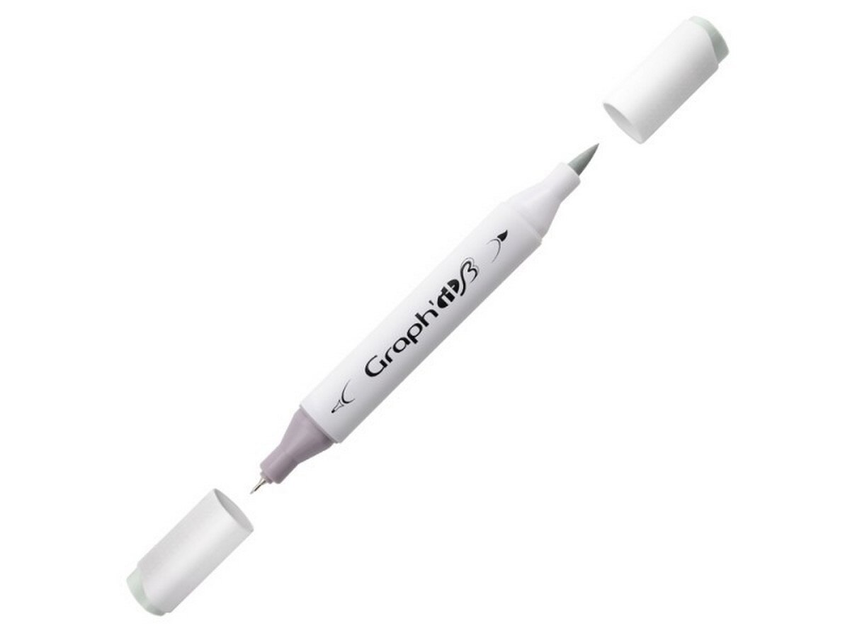 Marcador de Duas Pontas Brush Marker Nº 8118 GRAPH'IT 1