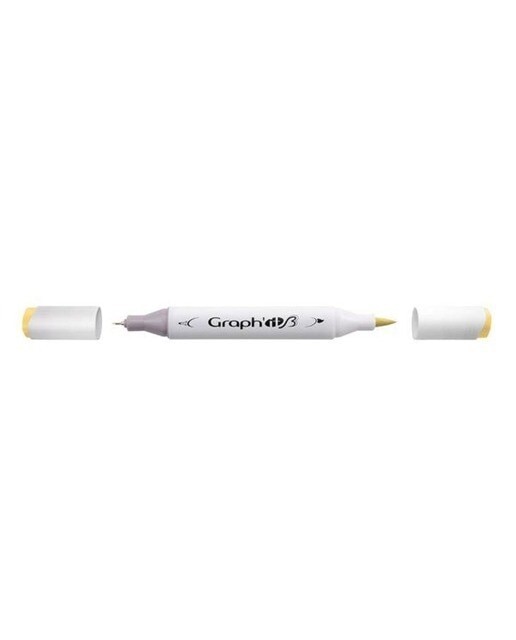 Marcador de Ponta Dupla Brush Marker 1190 - Amarelo Canário 1