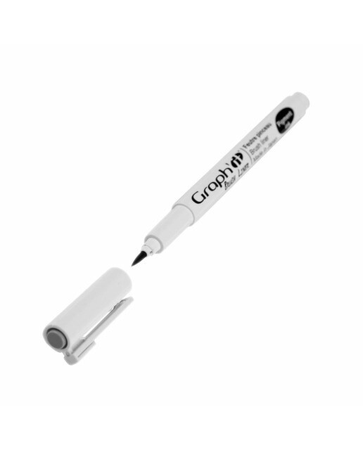Imagem 0 de Marcador Graph'it Brush Liner - Cinza Escuro