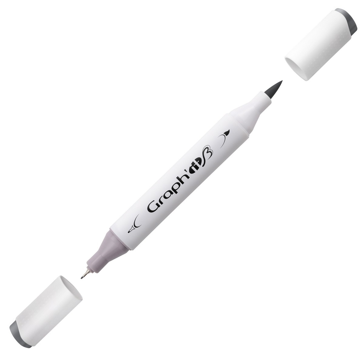 Marcador de Duas Pontas Brush Marker Nº8950 Neutral Grey 8 GRAPH'IT 1