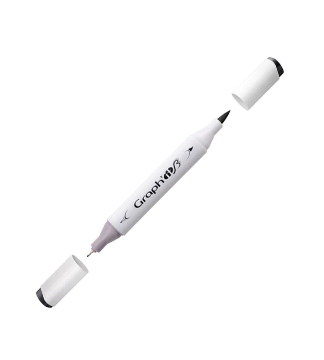 Imagem 0 de Marcador de Duas Pontas Brush Marker Nº 9909 Black GRAPH'IT