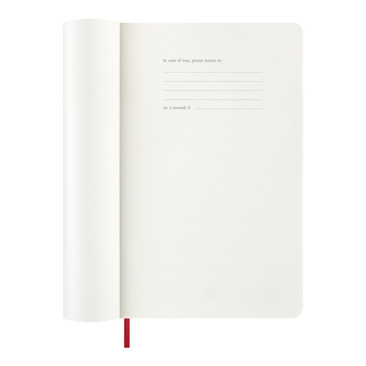 Agenda Classic 2027 Grande Semanal, capa mole, 12 meses, Vermelho Escarlate Vermelho-2