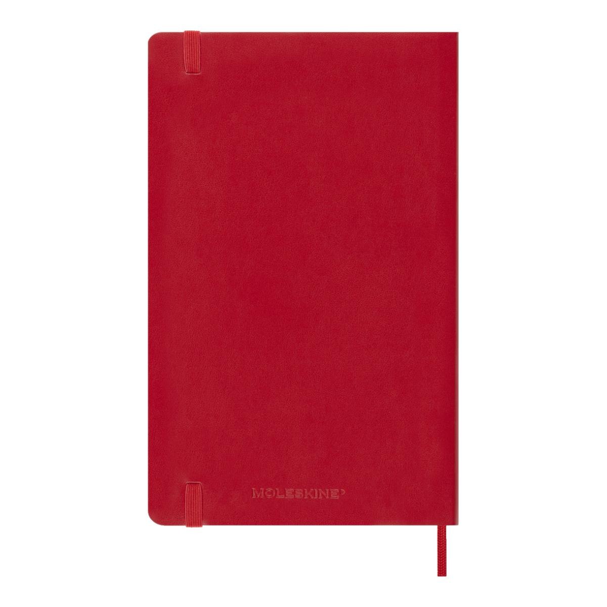 Agenda Classic 2027 Grande Semanal, capa mole, 12 meses, Vermelho Escarlate Vermelho-6