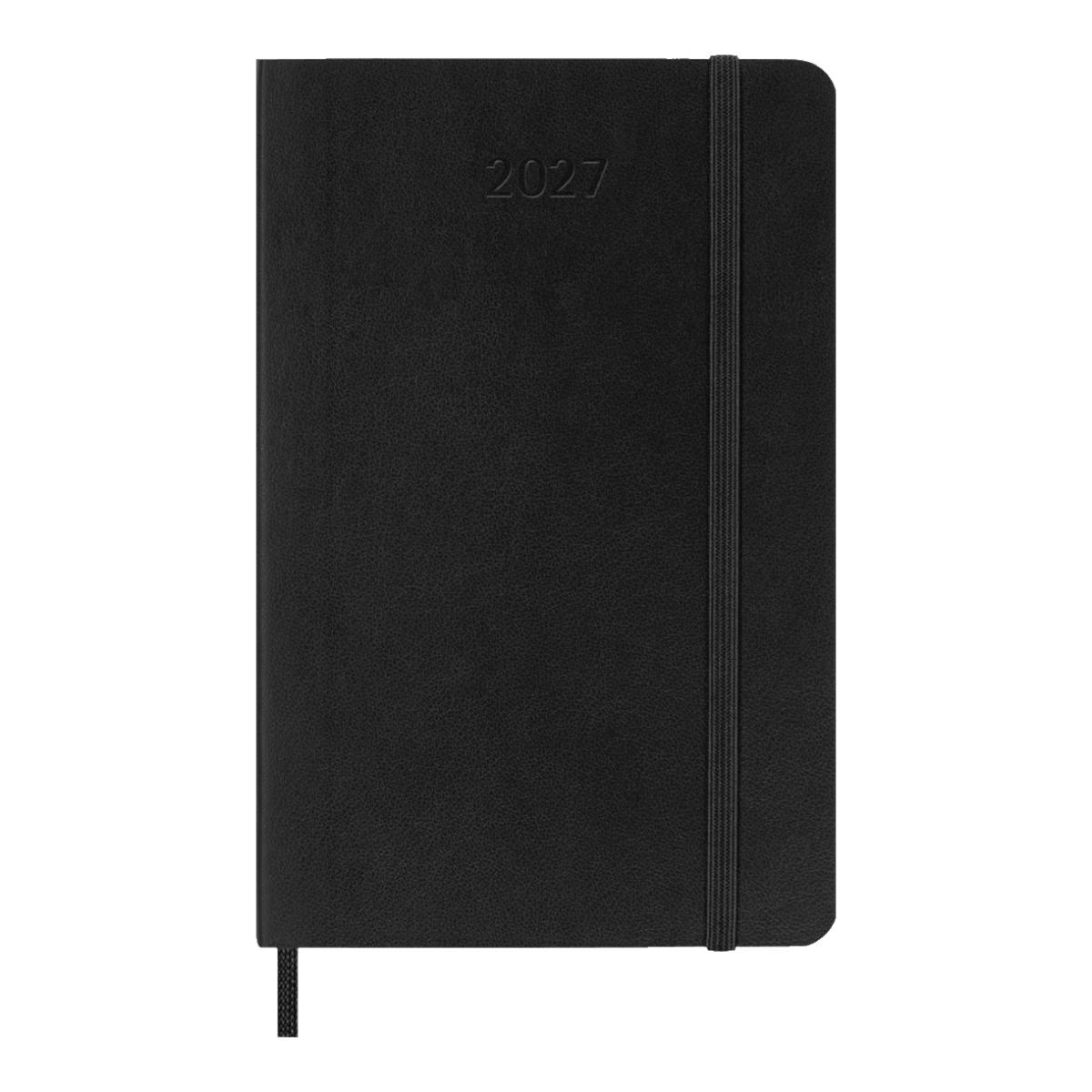Imagem 0 de Agenda Classic 2027 de bolso Horizontal semanal, capa mole, 12 meses, Preto
