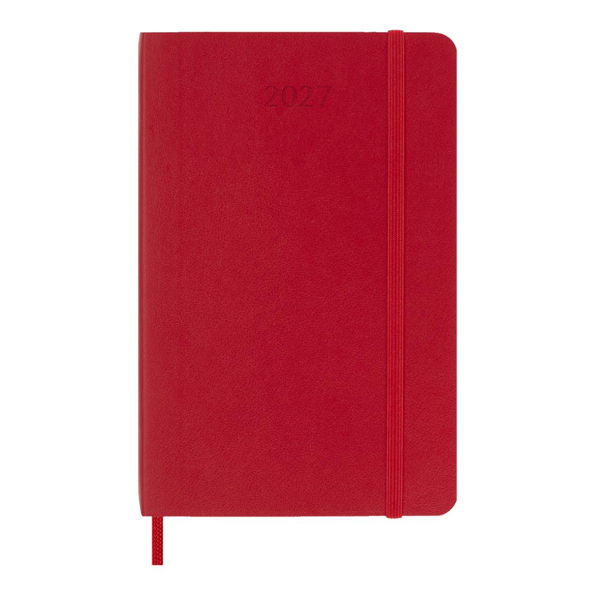 Imagem 0 de Agenda Classic 2027 de bolso Agenda diária, capa mole, 12 meses, Vermelho Escarlate