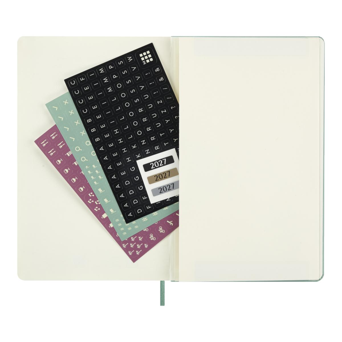 Agenda Classic 2027 Grande Semanal, capa dura, 12 meses, Verde Salvia Verde-5