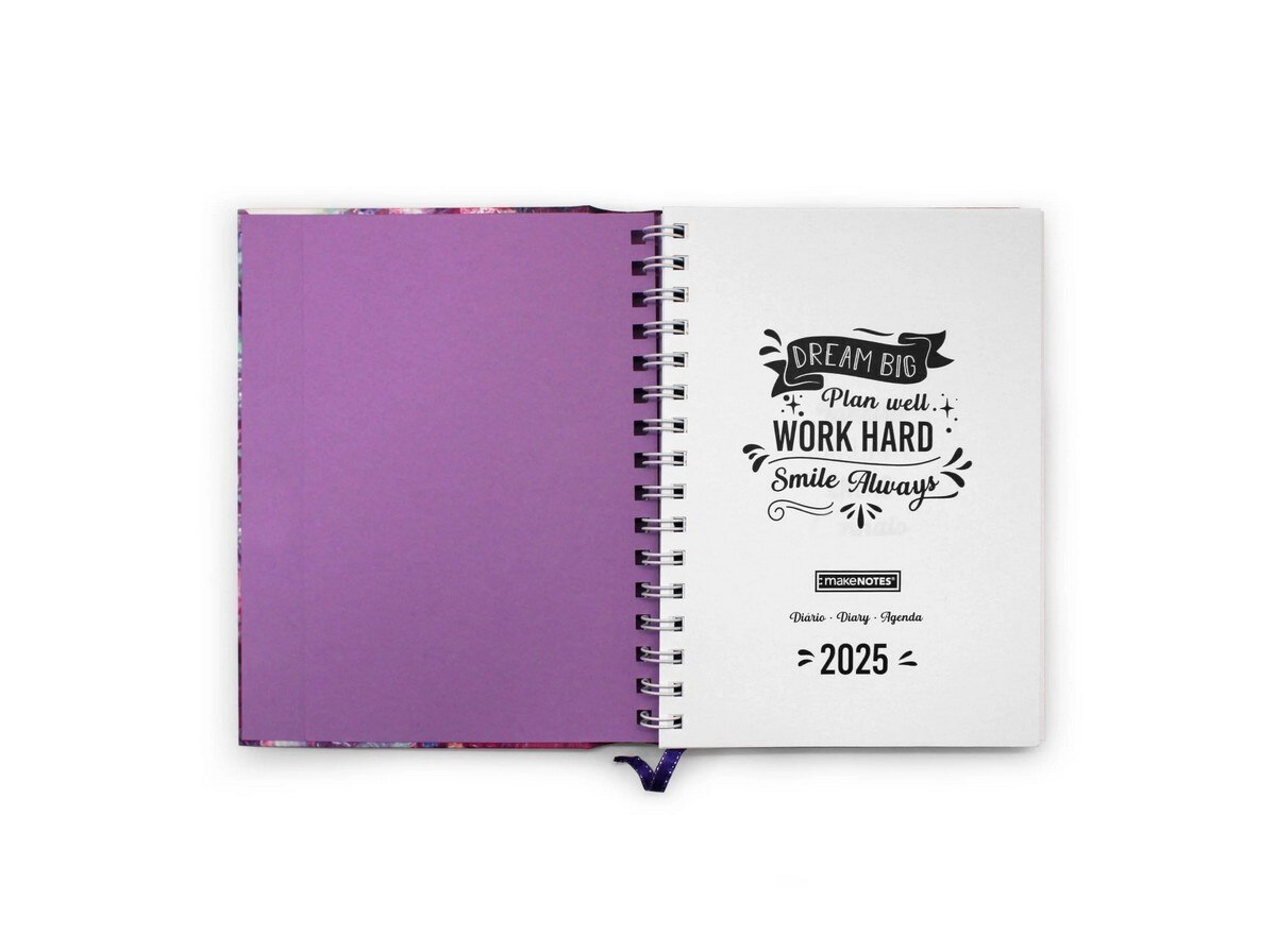 Agenda semanal 2025 a5 makenotes shells 16x21.5x2.5cm 3