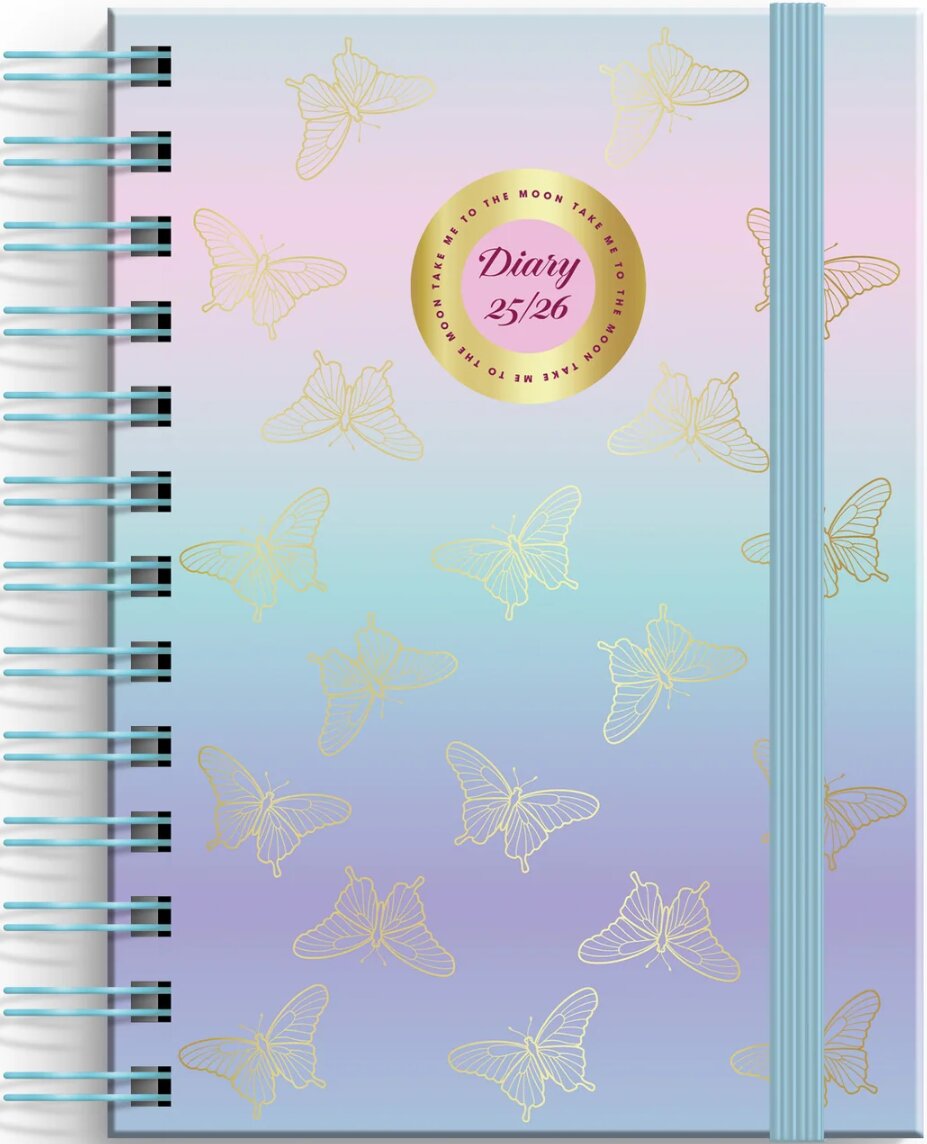 Imagem 0 de Agenda Escolar  Gold W. Moonflower, A6